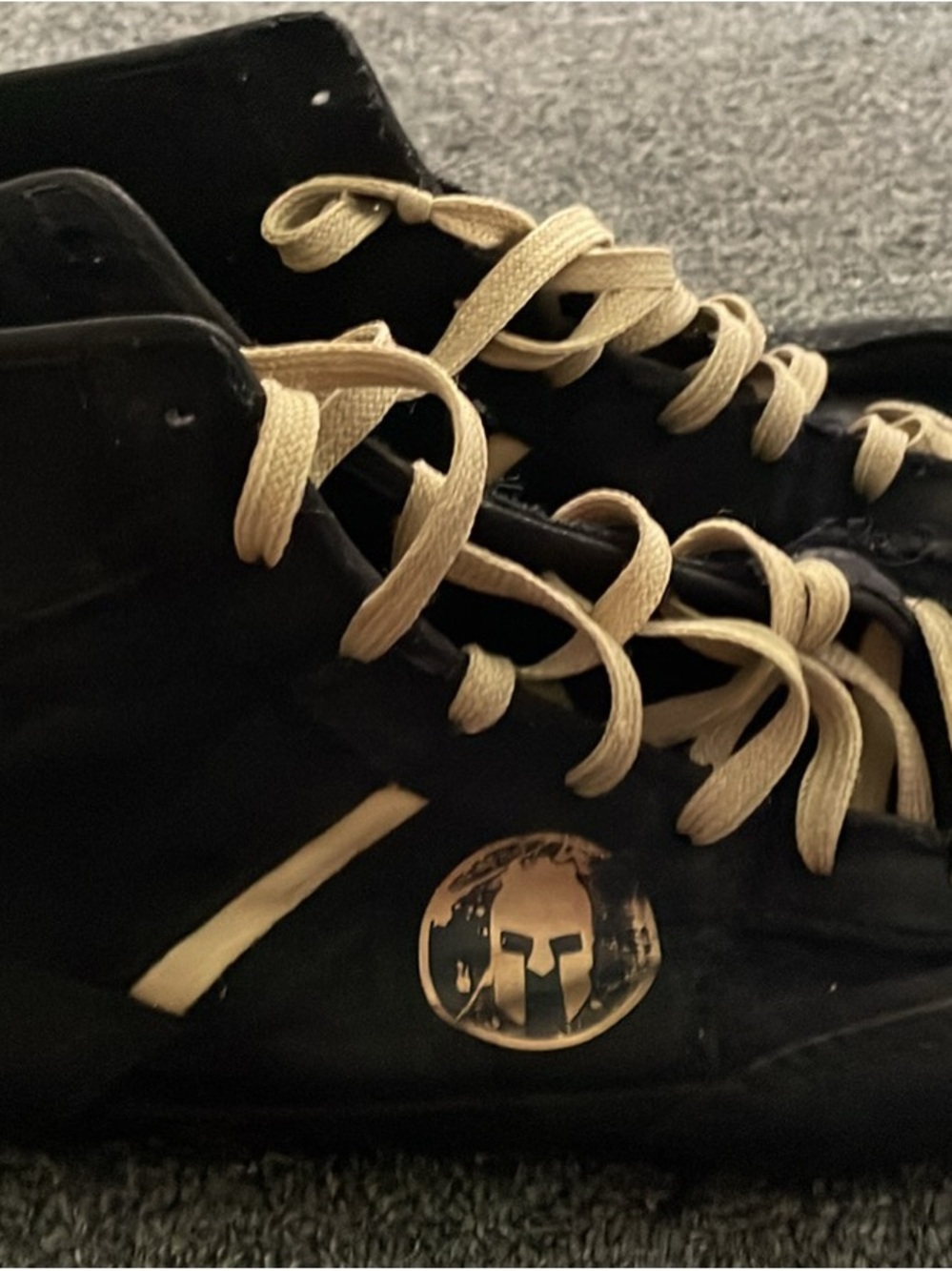 Spartan Combat Yianni Wrestling Shoe - Black/Gold